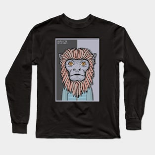 Red Howler Monkey Long Sleeve T-Shirt